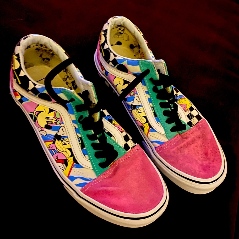 Disney vans size 9 multicolored